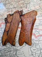 houten luger grips, Verzamelen, Ophalen of Verzenden, Landmacht, Nederland