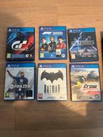 PS4 met 6 games en 2 controllers, Gebruikt, Overige genres, Eén computer, Ophalen of Verzenden