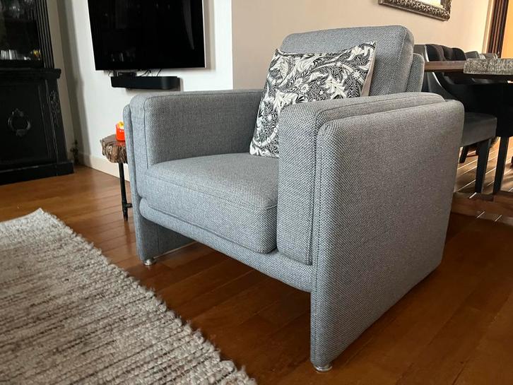 Luxe Prominent Zithoek - Stof, Huis en Inrichting, Banken | Bankstellen, Gebruikt, Rechte bank, Vierpersoons of meer, 300 cm of meer