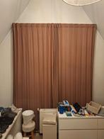 Ikea Tibast Gordijnen - Donkerrood, Ophalen of Verzenden, Zo goed als nieuw, 200 cm of meer