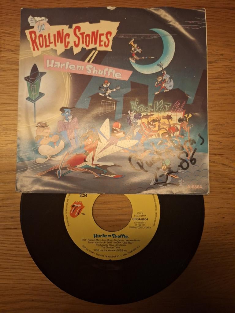 The Rolling Stones - Harlem Shuffle Vinyl Single, Cd's en Dvd's, Vinyl Singles, Ophalen of Verzenden, Gebruikt, 7 inch, Single