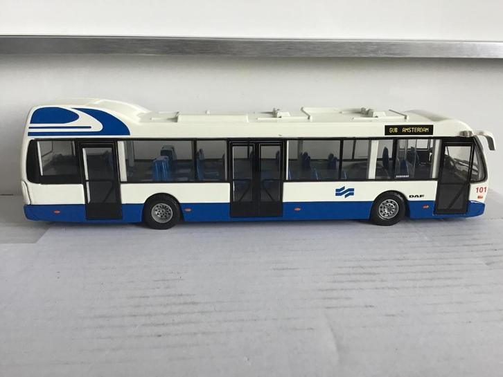 Lion Toys DAF Berkhof bus GVB, Hobby en Vrije tijd, Modelauto's | 1:50, Zo goed als nieuw, Bus of Vrachtwagen, Lion Toys, Ophalen of Verzenden