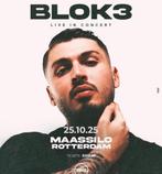 BLOK3 Rotterdam Maassilo Concert Golden Circle (vip) 3x, Tickets en Kaartjes, Drie personen of meer