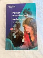 Van Dale Pocketwoordenboek Nederlands-Spaans, Ophalen of Verzenden, Zo goed als nieuw, Van Dale