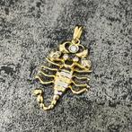 14k gouden hanger schorpioen kettinghanger, Ophalen of Verzenden, Zo goed als nieuw, Goud