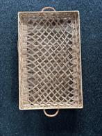 Riviera Maison rieten mand/dienblad, Mand, Ophalen of Verzenden, Zo goed als nieuw, Riet