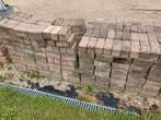 Betonklinkers 8 cm dik. 240 stuks 16x16 cm;220 stuks 16x8 cm, Tuin en Terras, Ophalen, Gebruikt, Klinkers, 5 tot 10 m²