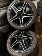 2 Originele Mercedes AMG velgen met Michelin Winterbanden., Auto-onderdelen, Ophalen, 18 inch, Gebruikt, Banden en Velgen