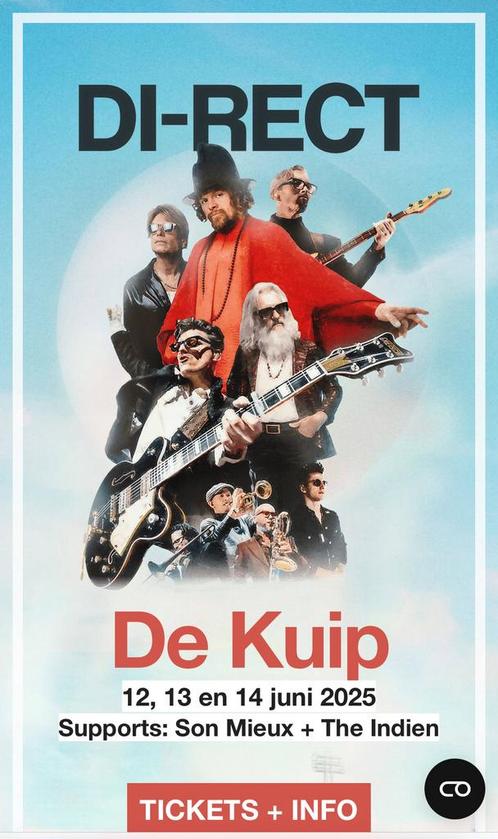 Di-rect in de Kuip - 13 juni, Tickets en Kaartjes, Concerten | Pop, Twee personen, Juni