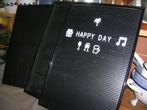 3 x letterbord met veel lettertjes en signs, Ophalen of Verzenden, Gebruikt