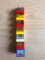 Duplo: 7 x 4 nops schuine bedrukte blokken, Ophalen of Verzenden, Zo goed als nieuw, Duplo