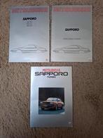3x autofolder Mitsubishi Sapporo, Verzenden, Zo goed als nieuw, Mitsubishi