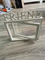 Fotolijst 'Friend' wit, Ophalen of Verzenden, Zo goed als nieuw