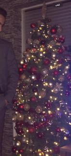 Prachtig kerstboom met heel veel versiering, Diversen, Kerst, Ophalen of Verzenden, Zo goed als nieuw