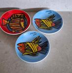 3 Corneille Schaaltjes - Kunst op Tafel!, Porselein of Keramiek, Schaal, Rond, Ophalen of Verzenden