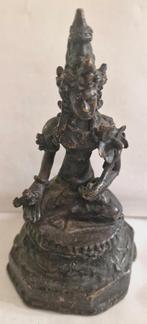 Antiek bronzen Boeddhistisch figuur, Antiek en Kunst, Antiek | Koper en Brons, Ophalen of Verzenden
