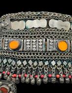 Antiek Zilveren Hoofd Tooi Saoedi Arabisch , Marokko, Antiek en Kunst, Antiek | Goud en Zilver, Verzenden