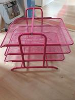 Roze lectuur buro organizer Ikea, Huis en Inrichting, Woonaccessoires | Krantenbakken en Lectuurbakken, Ophalen of Verzenden, Zo goed als nieuw