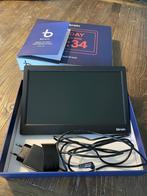 BBrain Basic Digitale Kalender-/dementieklok 10 inch zwart, Huis en Inrichting, Ophalen of Verzenden, Nieuw, Wandklok