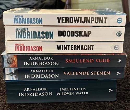 Arnaldur Indriðason Thrillers - 6 Boeken, Boeken, Thrillers, Gelezen, Scandinavië, Ophalen of Verzenden
