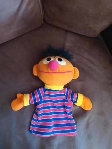 Vintage Retro Ernie handpop poppenkastpop knuffel beschikbaar voor biedingen