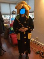 Carnavalsjas met zonnebloemen en bloemenmuts, Carnaval, Ophalen of Verzenden, Kleding, Geen merk