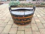 Hindelooper Waskuip/Tobbe - Decoratie/Opbergbak, Antiek en Kunst, Ophalen