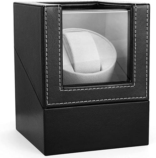 Watchwinder Voor 1 Horloge Leer, Sieraden, Tassen en Uiterlijk, Overige Accessoires, Gebruikt, Ophalen of Verzenden