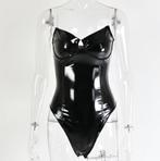 Zwarte leren dames romper pakje bodysuit vrouwen body, Kleding | Dames, Verzenden, Zwart, Body of Korset