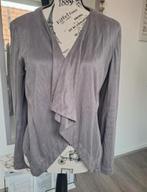 Grijs suede jasje van Bonita mt. M, Kleding | Dames, Jasjes, Kostuums en Pakken, Maat 38/40 (M), Bonita, Ophalen of Verzenden