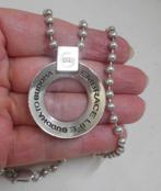 Zilveren Buddha To Buddha ketting Embrace Life nr.589, Sieraden, Tassen en Uiterlijk, Kettingen, Met hanger, Gebruikt, Verzenden