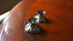 2 PRACHTIGE ZILVER ANTIEK ART DECO DUITSE KANDELAARTJES, Ophalen of Verzenden, Zilver