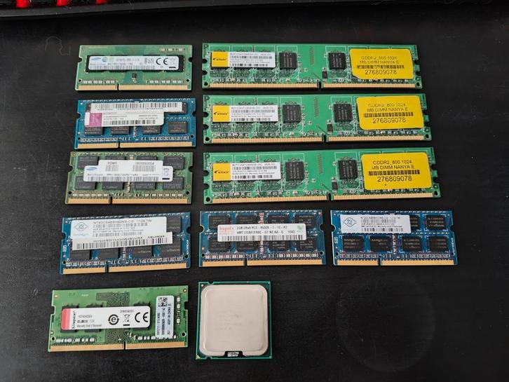 Core 2 Duo + DDR2/DDR3 SODIMM Geheugen, Computers en Software, Processors, Gebruikt, 2-core, 2 tot 3 Ghz, Ophalen of Verzenden