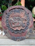Indonesië Groot Antiek Garuda Wandbord, goed Houtsnijwerk, Antiek en Kunst, Ophalen of Verzenden
