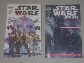 Starwars 001 002 Star wars Panini comics Sanoma Darth vader beschikbaar voor biedingen