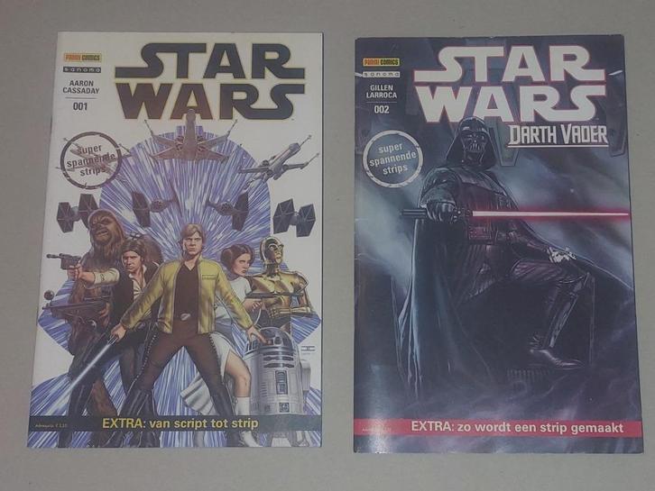 Starwars 001 002 Star wars Panini comics Sanoma Darth vader, Boeken, Strips | Comics, Eén comic, Amerika, Ophalen of Verzenden