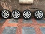 Originele VW Dijon Velgen 17 inch (Golf 7) met winterbanden, Auto-onderdelen, Ophalen, Gebruikt, Velg(en), 17 inch