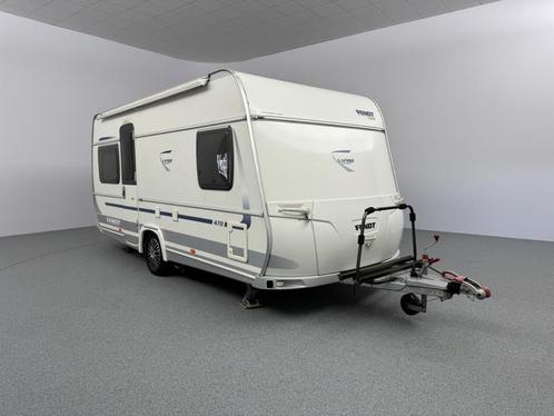 Fendt Saphir 470 TFB Vol Opties!, Caravans en Kamperen, Caravans, Bedrijf, Rondzit, Fendt, Lengtebed, 4 tot 5 meter, Luifel, Serviceluik