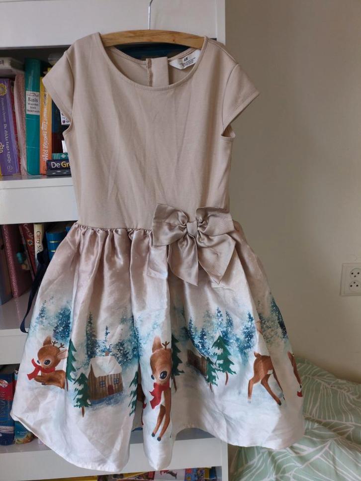 Kerstjurk H&M maat 134/140 (8-10 jaar), Kinderen en Baby's, Kinderkleding | Overige, Ophalen