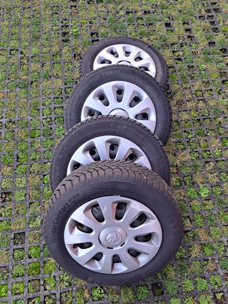 Continental Winterbanden met velg 175/65 R4 (set van 4), Auto-onderdelen, Banden en Velgen, Banden en Velgen, Winterbanden, 14 inch