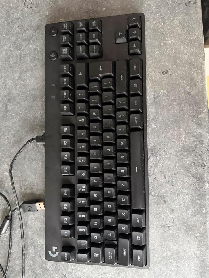Logitech G PRO Mechanisch Toetsenbord, Computers en Software, Toetsenborden, Gebruikt, Qwerty, Bedraad, Gaming toetsenbord, Ophalen of Verzenden