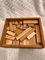 Vintage HEMA Blank Houten Blokken, Overige merken, Gebruikt, ., Ophalen of Verzenden