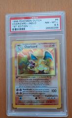 First edition Charizard psa 8.5 Dutch, Hobby en Vrije tijd, Verzamelkaartspellen | Pokémon, Ophalen, Zo goed als nieuw, Losse kaart