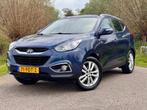Hyundai Ix35 2.0i i-Catcher Panodak Leder Clima Stoelverwarm, Auto's, Hyundai, Zwart, 4 cilinders, Blauw, 163 pk