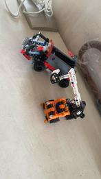 LEGO technic autos: takelwagen en brand blusser., Gebruikt, Ophalen of Verzenden