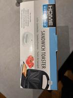 Home Essentials Sandwich Toaster - Nieuw in doos!, Witgoed en Apparatuur, Ophalen of Verzenden, Uitneembare platen, Nieuw