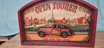 Delage D8-1933 Open Tourer Wanddecoratie pubbord wandbord beschikbaar voor biedingen