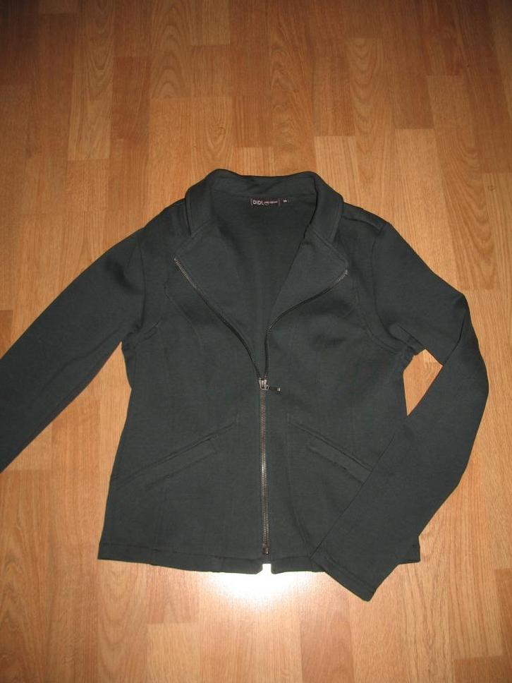 Didi Jasje met Rits Pretty Casuals Groen Stretch Maat 36, Kleding | Dames, Jasjes, Kostuums en Pakken, Nieuw, Jasje, Maat 36 (S)