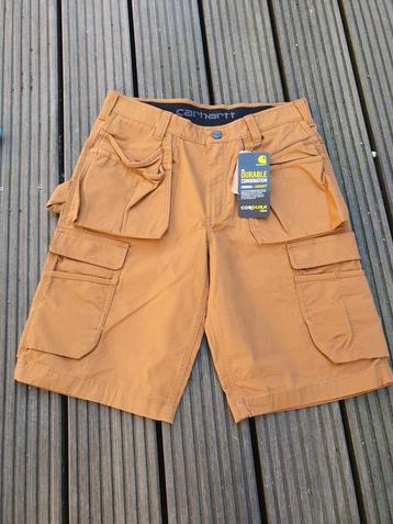 Carhartt Steel werkbroeken kort bruin en zwart Nieuw  beschikbaar voor biedingen