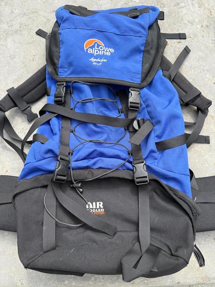Lowe Alpine Appalachian 60+15 rugzak, Sport en Fitness, Bergsport en Wandelen, Gebruikt, Rugzak, Ophalen of Verzenden